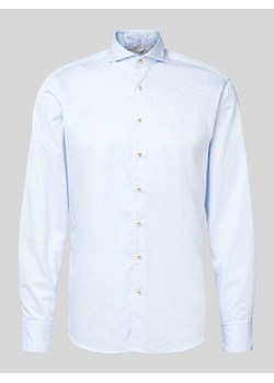 Koszula biznesowa o kroju body fit z kołnierzykiem typu cutaway ze sklepu Peek&Cloppenburg  w kategorii Koszule męskie - zdjęcie 173478774