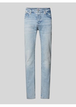 Jeansy o kroju slim tapered fit z 5 kieszeniami model ‘AUSTIN’ ze sklepu Peek&Cloppenburg  w kategorii Jeansy męskie - zdjęcie 173478831