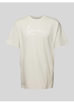 T-shirt z nadrukiem z logo model ‘Signature’ ze sklepu Peek&Cloppenburg  w kategorii T-shirty męskie - zdjęcie 173478843