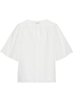 Marc O&apos;Polo Lniana bluzka w kolorze białym ze sklepu Limango Polska w kategorii Bluzki damskie - zdjęcie 173479421