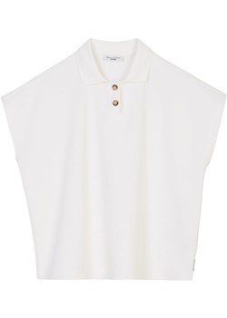 Marc O&apos;Polo DENIM Koszulka polo w kolorze białym ze sklepu Limango Polska w kategorii Bluzki damskie - zdjęcie 173479534
