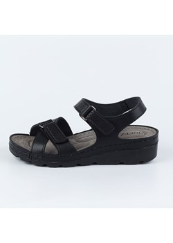 Czarne sandały damskie komfortowe Vinceza 46007 ze sklepu suzana.pl w kategorii Sandały damskie - zdjęcie 173495152
