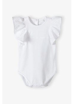 Białe body z krótkim rękawem - 5.10.15. ze sklepu 5.10.15 w kategorii Odzież dla niemowląt - zdjęcie 173499444