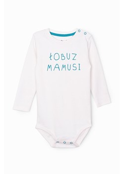 Body niemowlęce na długi rękaw z polskim napisem - ŁOBUZ MAMUSI ze sklepu 5.10.15 w kategorii Odzież dla niemowląt - zdjęcie 173499521