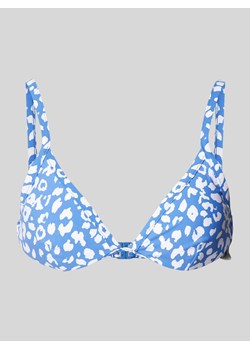 Top bikini z regulowanymi ramiączkami model ‘Des’ ze sklepu Peek&Cloppenburg  w kategorii Stroje kąpielowe - zdjęcie 173504150