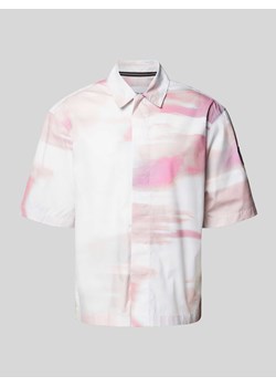 Koszula casualowa o kroju relaxed fit z efektem batiku model ‘DIFFUSED’ ze sklepu Peek&Cloppenburg  w kategorii Koszule męskie - zdjęcie 173504190