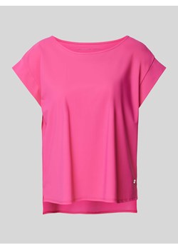 T-shirt z aplikacją z logo model ‘GRIT’ ze sklepu Peek&Cloppenburg  w kategorii Bluzki damskie - zdjęcie 173504262