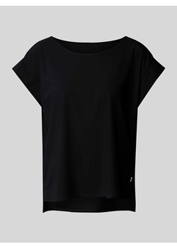 T-shirt z aplikacją z logo model ‘GRIT’ ze sklepu Peek&Cloppenburg  w kategorii Bluzki damskie - zdjęcie 173504303