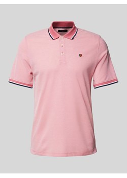 Koszulka polo o kroju regular fit z wyhaftowanym logo model ‘BLUWIN’ ze sklepu Peek&Cloppenburg  w kategorii T-shirty męskie - zdjęcie 173504340