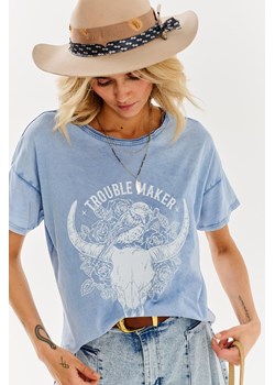 T-shirt Trouble Maker XS/S ze sklepu NAOKO w kategorii Bluzki damskie - zdjęcie 173504751