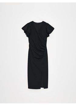 Mohito - Elegancka czarna sukienka midi - czarny ze sklepu Mohito w kategorii Sukienki - zdjęcie 173505192