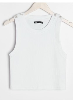 Sinsay - Top - biały ze sklepu Sinsay w kategorii Bluzki damskie - zdjęcie 173506142