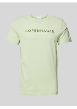 T-shirt z nadrukiem z logo model ‘Copenhagen’ ze sklepu Peek&Cloppenburg  w kategorii T-shirty męskie - zdjęcie 173507184