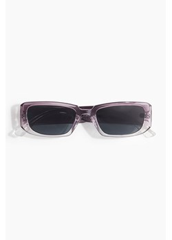 H & M - Owalne okulary przeciwsłoneczne - Fioletowy ze sklepu H&M w kategorii Okulary przeciwsłoneczne męskie - zdjęcie 173507291