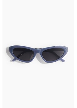 H & M - Okulary przeciwsłoneczne typu „kocie oczy" - Niebieski ze sklepu H&M w kategorii Okulary przeciwsłoneczne damskie - zdjęcie 173507302