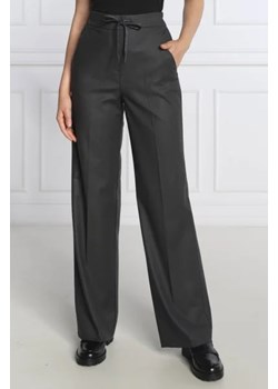 Marella SPORT Spodnie FRONDA | Palazzo | z dodatkiem wełny ze sklepu Gomez Fashion Store w kategorii Spodnie damskie - zdjęcie 173507683