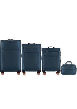 Zestaw 3 walizek TERN + torba podręczna Wings TEAL ze sklepu WINGS w kategorii Walizki - zdjęcie 173512670