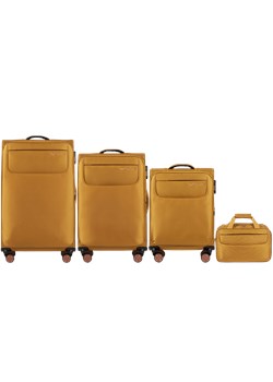 Zestaw 3 walizek TERN + torba podręczna Wings YELLOW ze sklepu WINGS w kategorii Walizki - zdjęcie 173512681