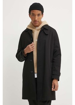 HUGO płaszcz męski kolor czarny przejściowy 50517771 ze sklepu ANSWEAR.com w kategorii Płaszcze męskie - zdjęcie 173513004
