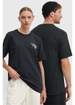 Converse t-shirt bawełniany kolor czarny z aplikacją 10026461-A01 ze sklepu ANSWEAR.com w kategorii T-shirty męskie - zdjęcie 173513250