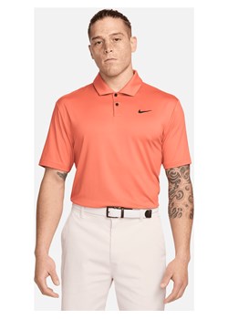 Męska koszulka polo do golfa w jednolitym kolorze Nike Dri-FIT Tour - Pomarańczowy ze sklepu Nike poland w kategorii T-shirty męskie - zdjęcie 173513321