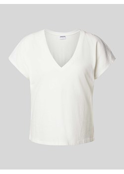T-shirt z dekoltem w serek ze sklepu Peek&Cloppenburg  w kategorii Bluzki damskie - zdjęcie 173513694