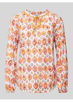 Bluzka z wycięciem w kształcie łezki ze sklepu Peek&Cloppenburg  w kategorii Bluzki damskie - zdjęcie 173513821