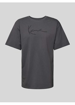 T-shirt z nadrukiem z logo model ‘Signature’ ze sklepu Peek&Cloppenburg  w kategorii T-shirty męskie - zdjęcie 173513850
