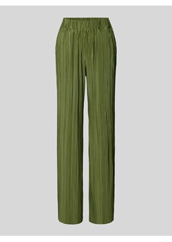 Spodnie materiałowe z plisami model ‘ELLIE’ ze sklepu Peek&Cloppenburg  w kategorii Spodnie damskie - zdjęcie 173514093