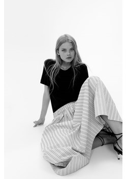 H & M - A-line poplin skirt - Beżowy ze sklepu H&M w kategorii Spódnice - zdjęcie 173514463