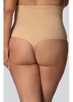 Stringi wyszczuplające z wysokim stanem jasnobeżowe Smoothwear, Kolor jasny beż (champagne pearl), Rozmiar 5/6, Mona Queen Size ze sklepu Primodo w kategorii Bielizna wyszczuplająca - zdjęcie 173515190