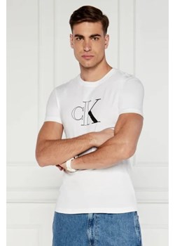 CALVIN KLEIN JEANS T-shirt | Slim Fit ze sklepu Gomez Fashion Store w kategorii T-shirty męskie - zdjęcie 173516112
