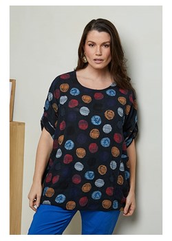 Curvy Lady Koszulka lniana w kolorze czarnym ze sklepu Limango Polska w kategorii Bluzki damskie - zdjęcie 173516490