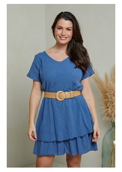 Curvy Lady Sukienka w kolorze niebieskim ze sklepu Limango Polska w kategorii Sukienki - zdjęcie 173516510