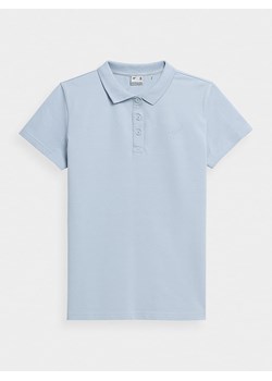 4F Koszulka polo w kolorze błękitnym ze sklepu Limango Polska w kategorii Bluzki damskie - zdjęcie 173516584