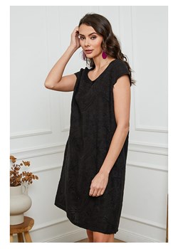 La Compagnie Du Lin Lniana sukienka w kolorze czarnym ze sklepu Limango Polska w kategorii Sukienki - zdjęcie 173516703