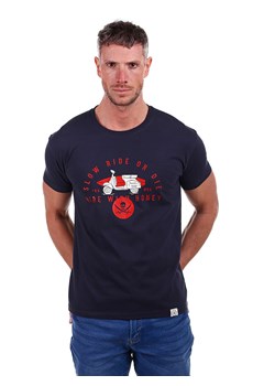 The Time of Bocha Koszulka w kolorze granatowym ze sklepu Limango Polska w kategorii T-shirty męskie - zdjęcie 173516950
