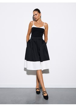 Mohito - Bawełniana spódnica midi - czarny ze sklepu Mohito w kategorii Spódnice - zdjęcie 173518484