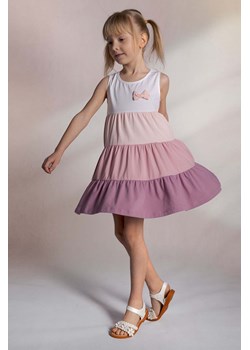 Dziewczęca sukienka letnia na ramiączka z falbanami ze sklepu 5.10.15 w kategorii Sukienki dziewczęce - zdjęcie 173520510
