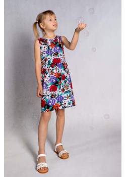 Sukienka dziewczęca letnia na ramiączka w kwiaty ze sklepu 5.10.15 w kategorii Sukienki dziewczęce - zdjęcie 173520543