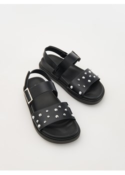 Reserved - Sandały z dżetami - czarny ze sklepu Reserved w kategorii Sandały dziecięce - zdjęcie 173521093