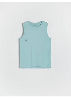 Reserved - T-shirt bez rękawów - miętowy ze sklepu Reserved w kategorii T-shirty chłopięce - zdjęcie 173521163