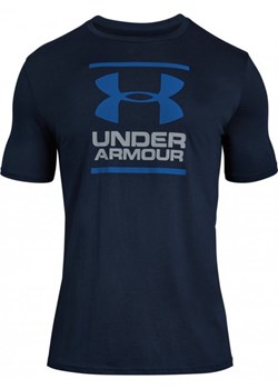 Męska koszulka UNDER ARMOUR GL Foundation SS - granatowa ze sklepu Sportstylestory.com w kategorii T-shirty męskie - zdjęcie 173521704