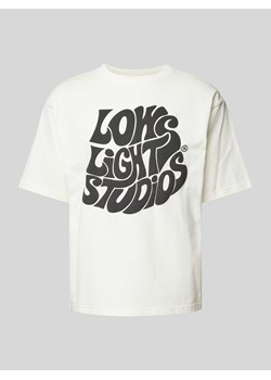 T-shirt z nadrukiem z logo ze sklepu Peek&Cloppenburg  w kategorii T-shirty męskie - zdjęcie 173521811