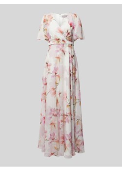 Sukienka wieczorowa w kopertowym stylu ze sklepu Peek&Cloppenburg  w kategorii Sukienki - zdjęcie 173521821