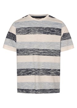 Jack & Jones Koszulka męska - JJCoast Mężczyźni Bawełna jasnoniebieski w paski ze sklepu vangraaf w kategorii T-shirty męskie - zdjęcie 173522454