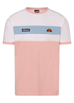 ellesse Koszulka męska - Blockadi Mężczyźni Bawełna biały jednolity ze sklepu vangraaf w kategorii T-shirty męskie - zdjęcie 173522460