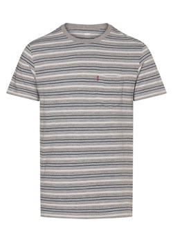 Levi's Koszulka męska Mężczyźni Bawełna jasnoniebieski w paski ze sklepu vangraaf w kategorii T-shirty męskie - zdjęcie 173522530