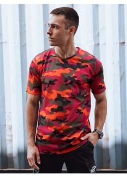 Koszulka męska moro pomarańczowa Dstreet RX5592 ze sklepu DSTREET.PL w kategorii T-shirty męskie - zdjęcie 173522703