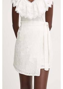 Answear Lab spódnica bawełniana kolor biały mini rozkloszowana ze sklepu ANSWEAR.com w kategorii Spódnice - zdjęcie 173524253
